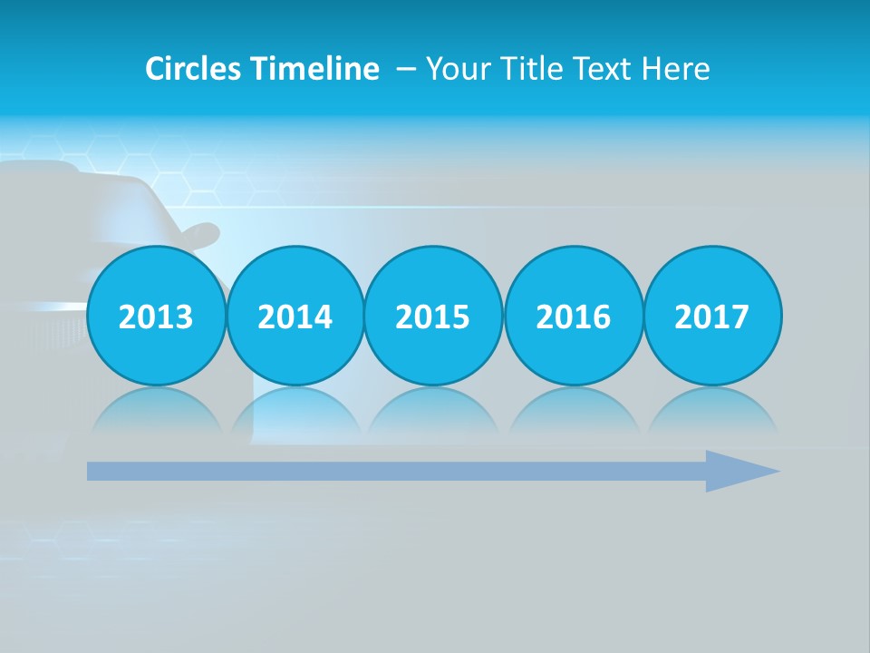 Windshield Vehicle Headlight PowerPoint Template