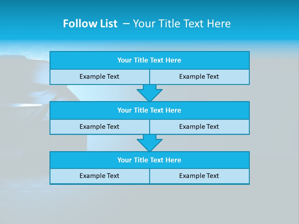Windshield Vehicle Headlight PowerPoint Template