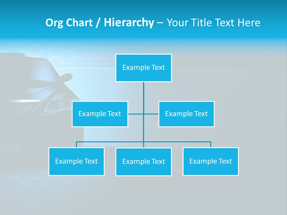 Windshield Vehicle Headlight PowerPoint Template