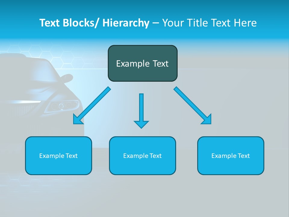 Windshield Vehicle Headlight PowerPoint Template