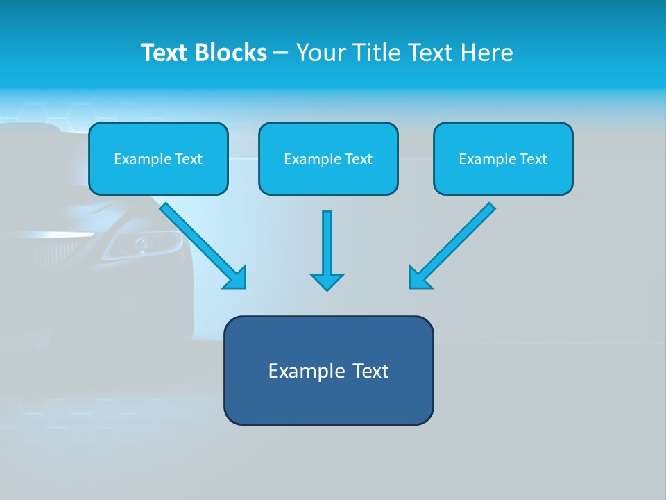 Windshield Vehicle Headlight PowerPoint Template