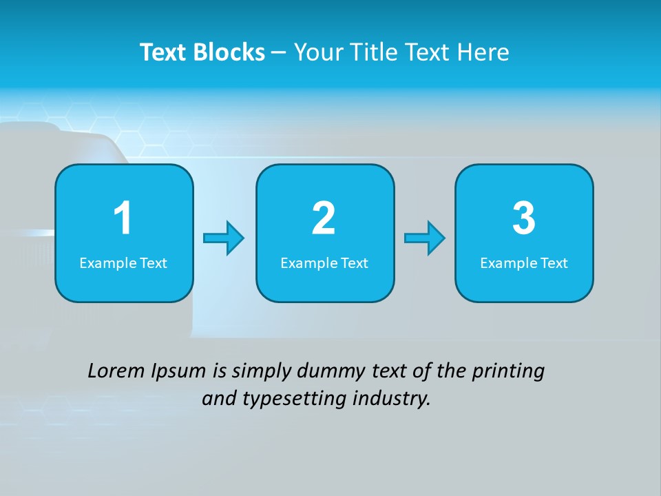 Windshield Vehicle Headlight PowerPoint Template