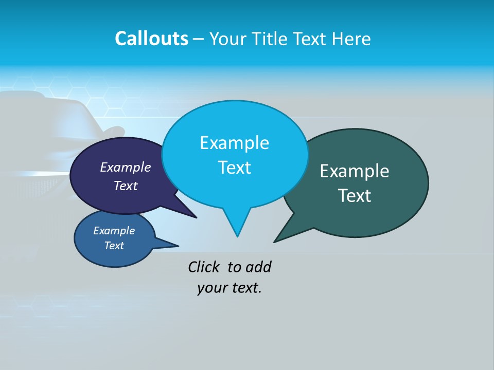Windshield Vehicle Headlight PowerPoint Template