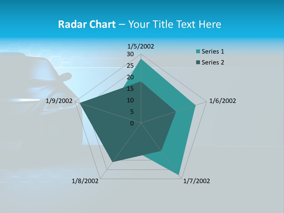 Windshield Vehicle Headlight PowerPoint Template