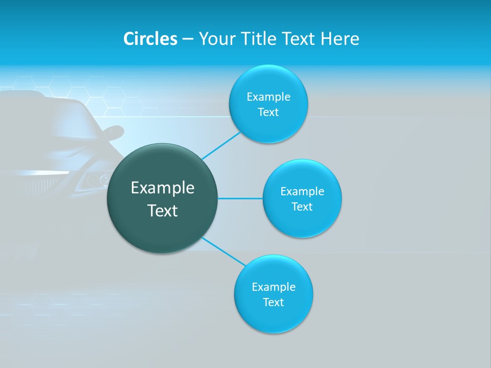 Windshield Vehicle Headlight PowerPoint Template