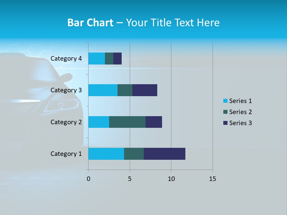Windshield Vehicle Headlight PowerPoint Template