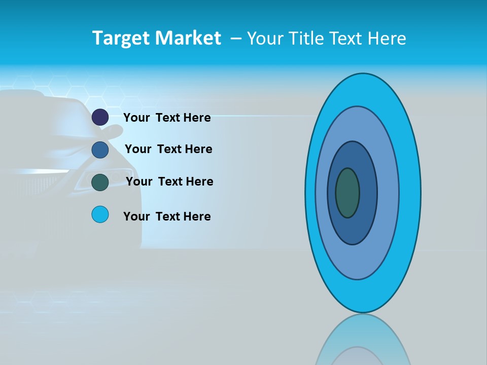 Windshield Vehicle Headlight PowerPoint Template
