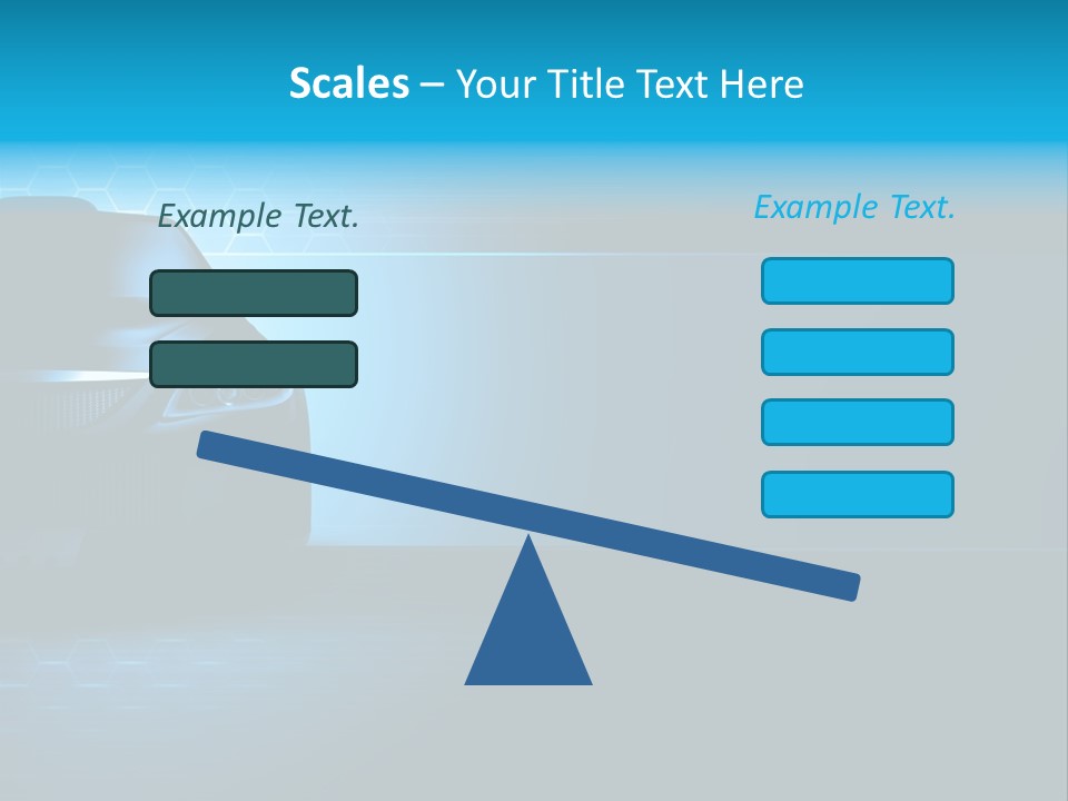 Windshield Vehicle Headlight PowerPoint Template