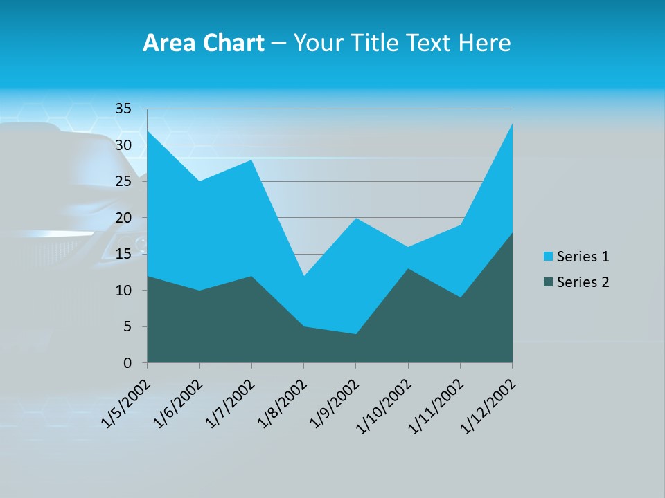 Windshield Vehicle Headlight PowerPoint Template