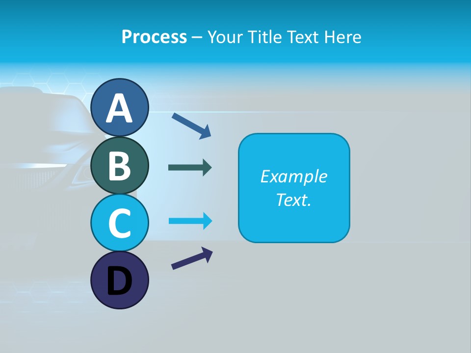 Windshield Vehicle Headlight PowerPoint Template