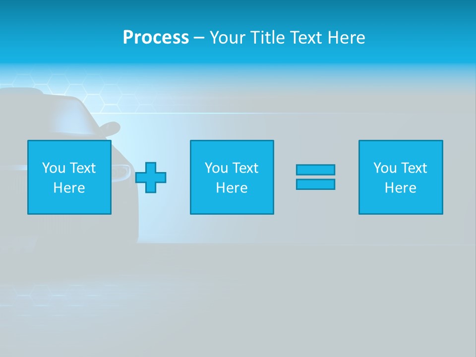 Windshield Vehicle Headlight PowerPoint Template