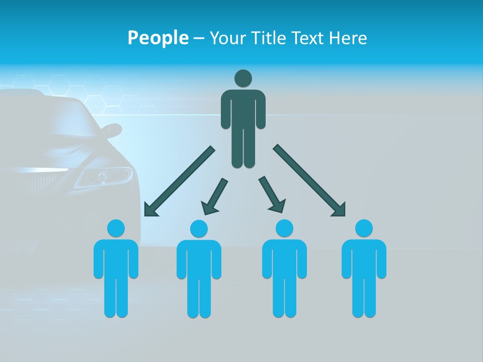 Windshield Vehicle Headlight PowerPoint Template