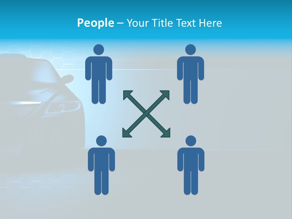 Windshield Vehicle Headlight PowerPoint Template