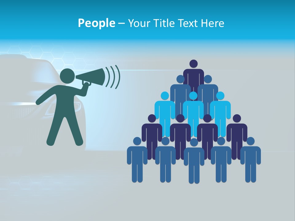 Windshield Vehicle Headlight PowerPoint Template