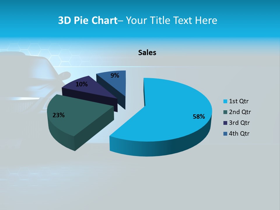 Windshield Vehicle Headlight PowerPoint Template