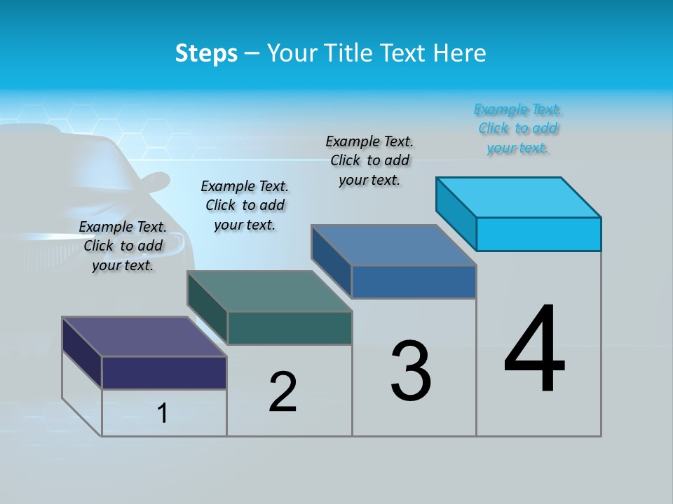 Windshield Vehicle Headlight PowerPoint Template