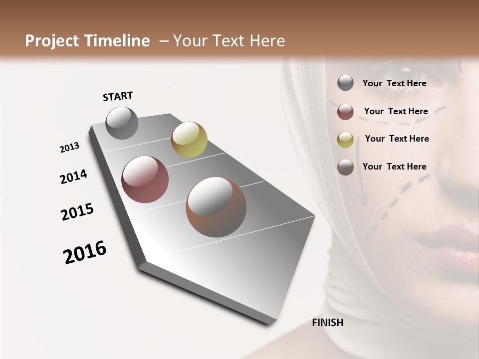 Years Sterile Looking PowerPoint Template
