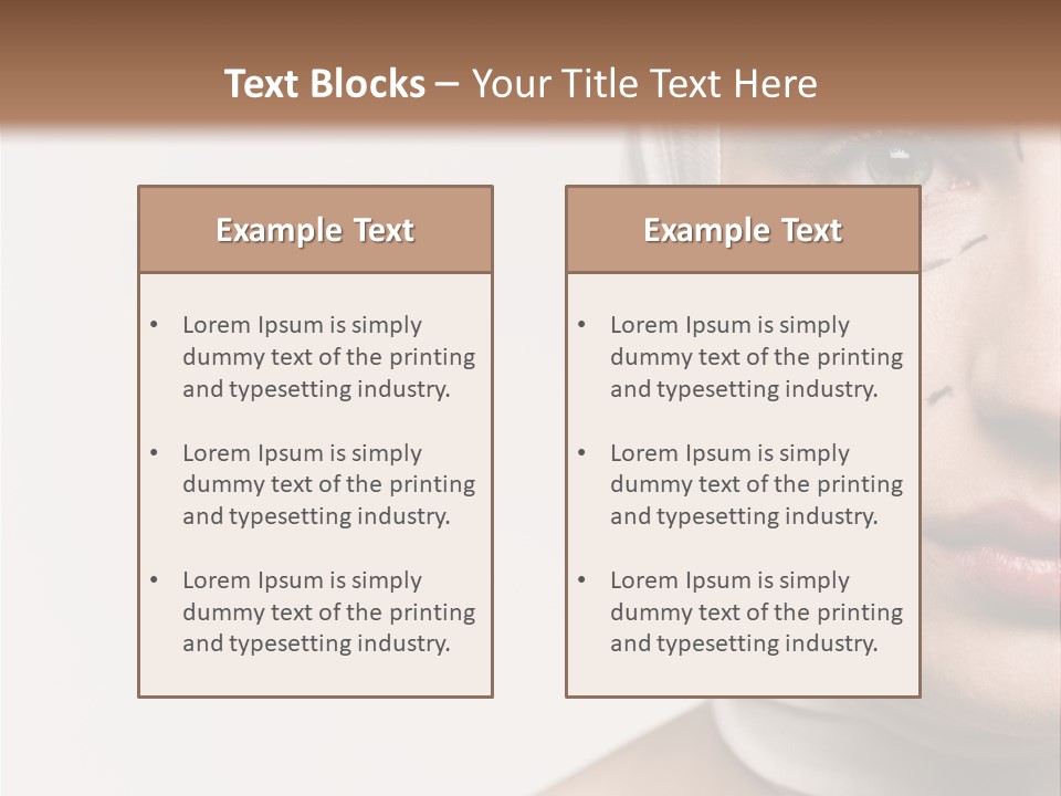 Years Sterile Looking PowerPoint Template