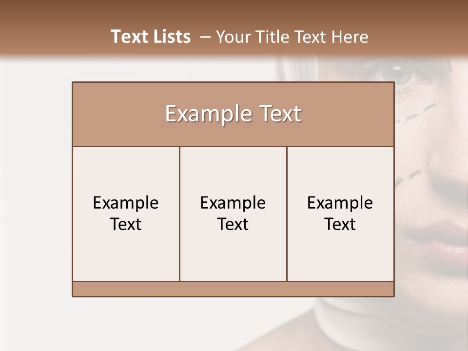 Years Sterile Looking PowerPoint Template