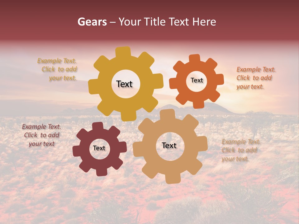 Sunset Northern Sky PowerPoint Template