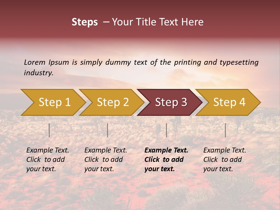 Sunset Northern Sky PowerPoint Template