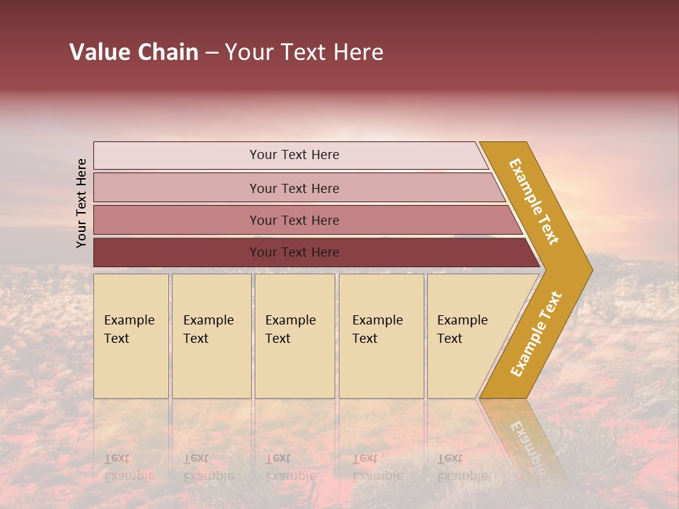 Sunset Northern Sky PowerPoint Template