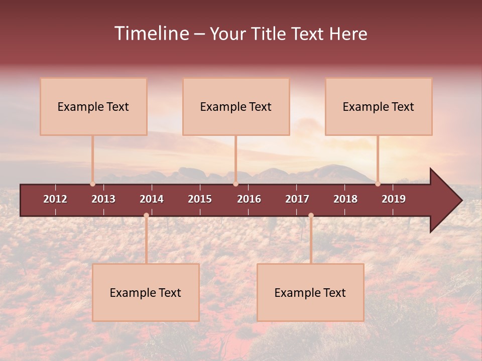 Sunset Northern Sky PowerPoint Template