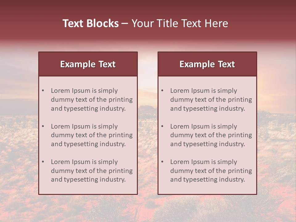 Sunset Northern Sky PowerPoint Template