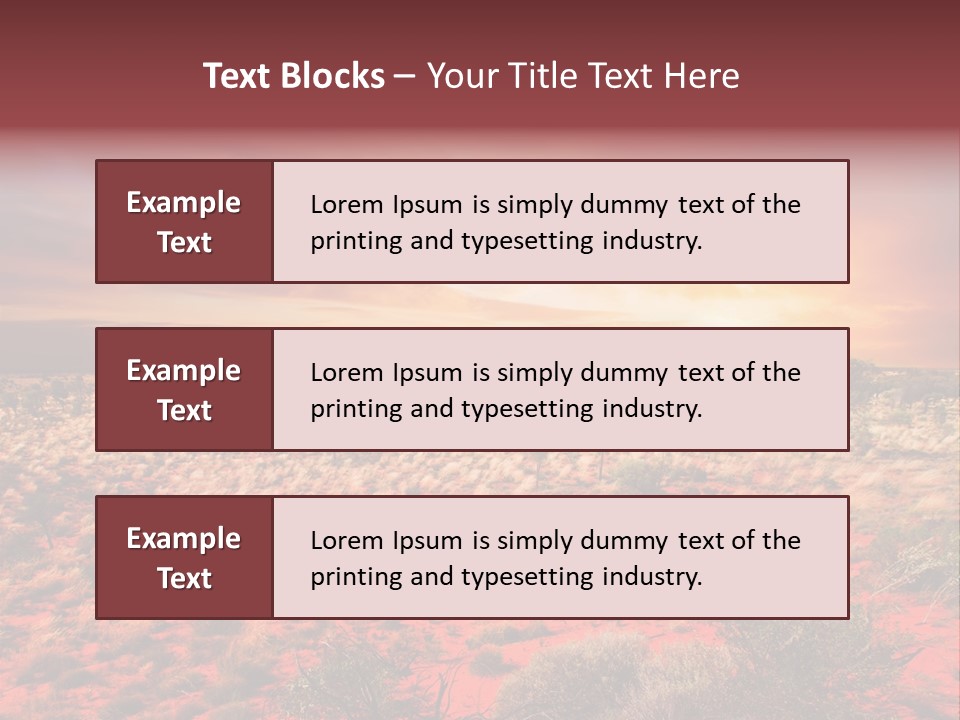 Sunset Northern Sky PowerPoint Template