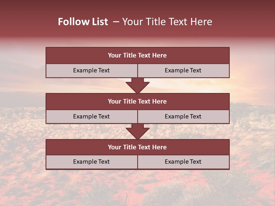 Sunset Northern Sky PowerPoint Template
