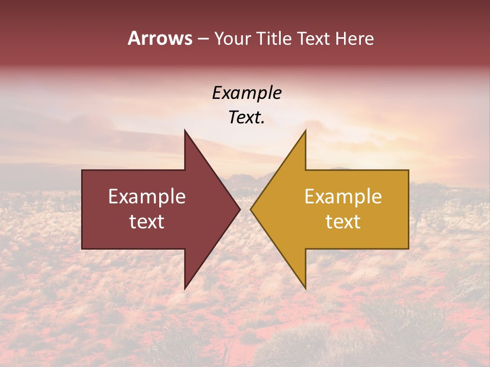 Sunset Northern Sky PowerPoint Template