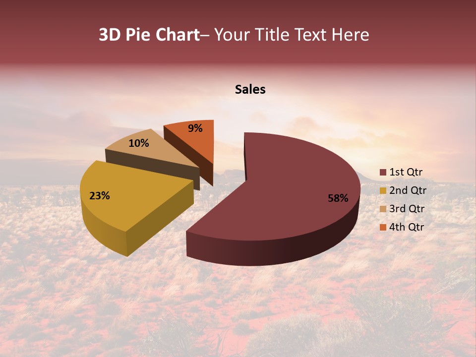 Sunset Northern Sky PowerPoint Template