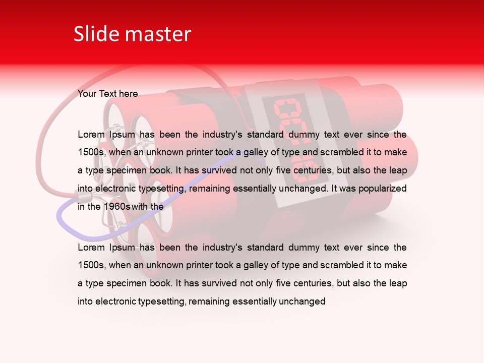 Line Horizontal Digital PowerPoint Template