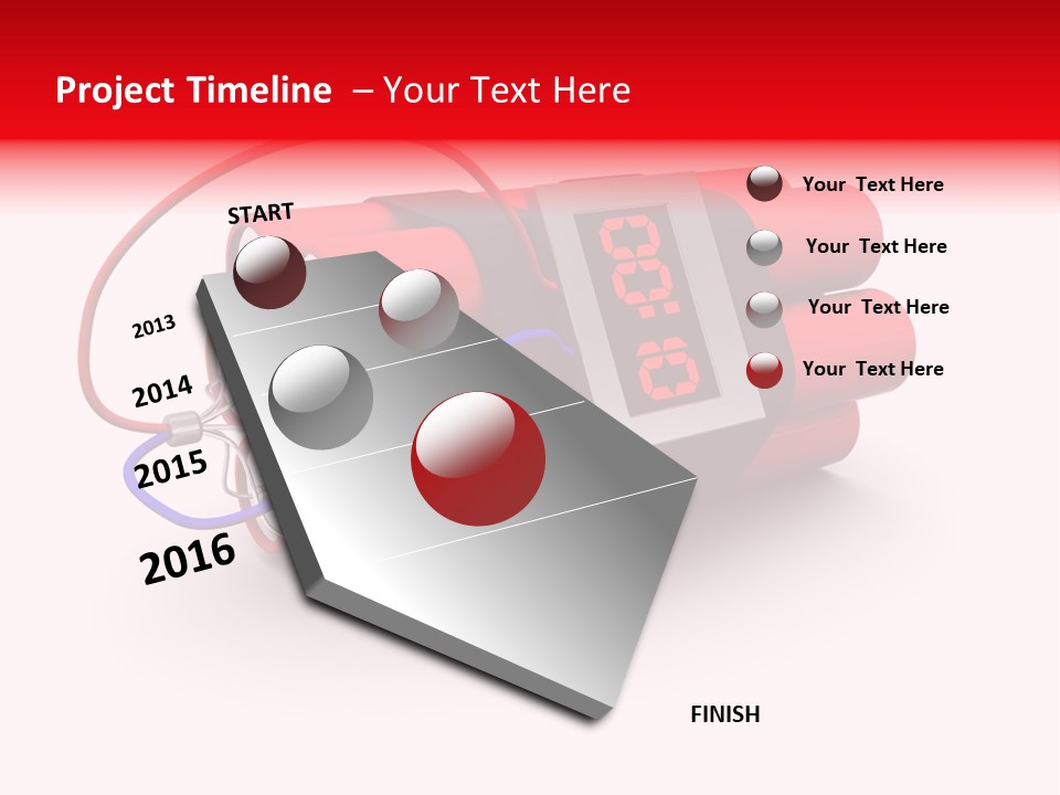 Line Horizontal Digital PowerPoint Template