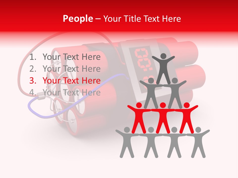 Line Horizontal Digital PowerPoint Template