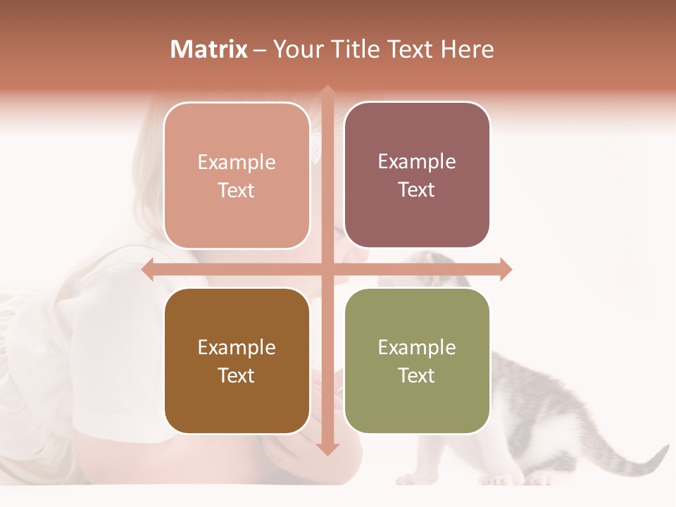 Nature Young Cat PowerPoint Template