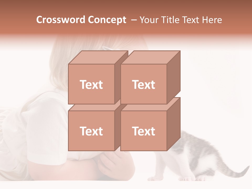 Nature Young Cat PowerPoint Template