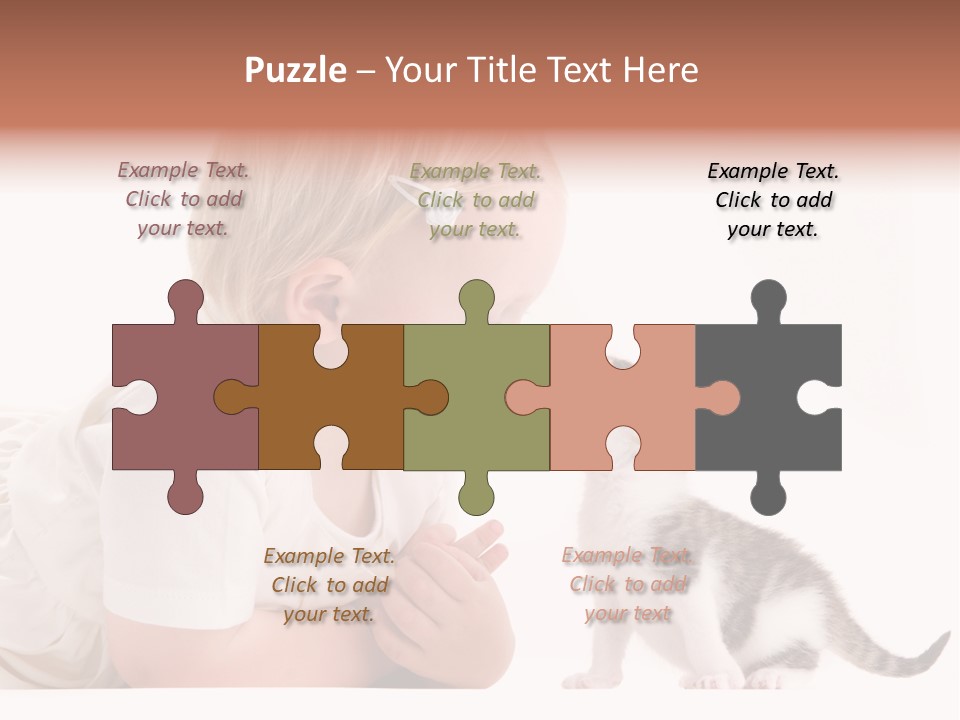 Nature Young Cat PowerPoint Template