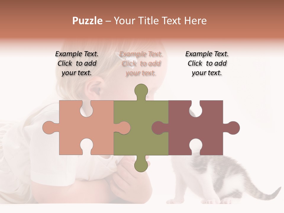 Nature Young Cat PowerPoint Template