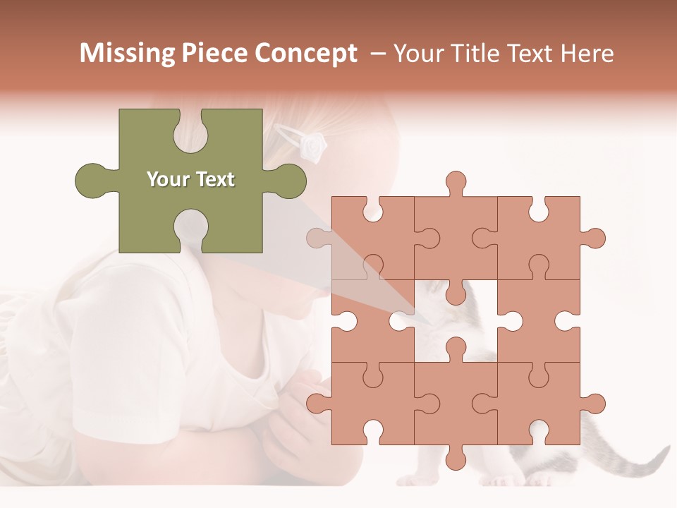 Nature Young Cat PowerPoint Template