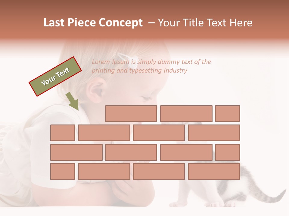 Nature Young Cat PowerPoint Template