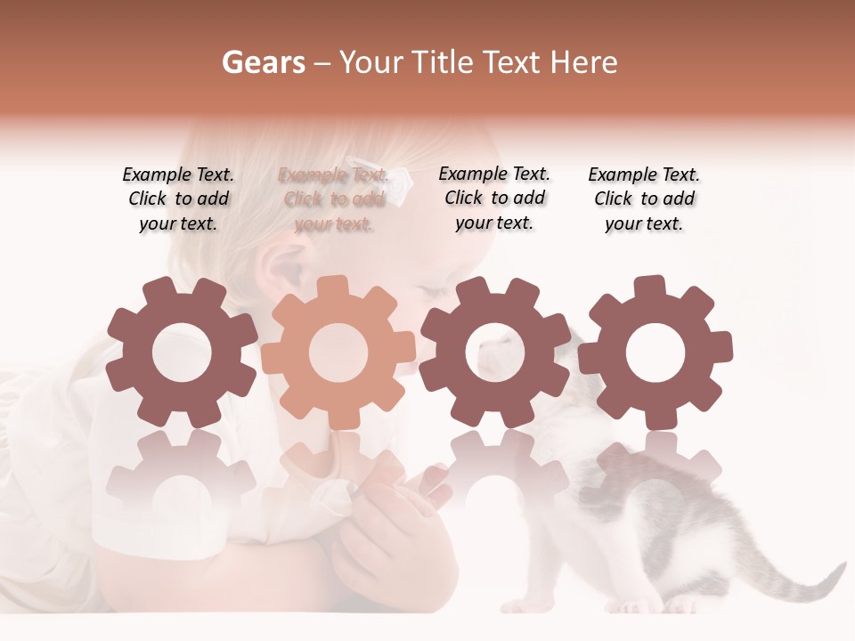 Nature Young Cat PowerPoint Template