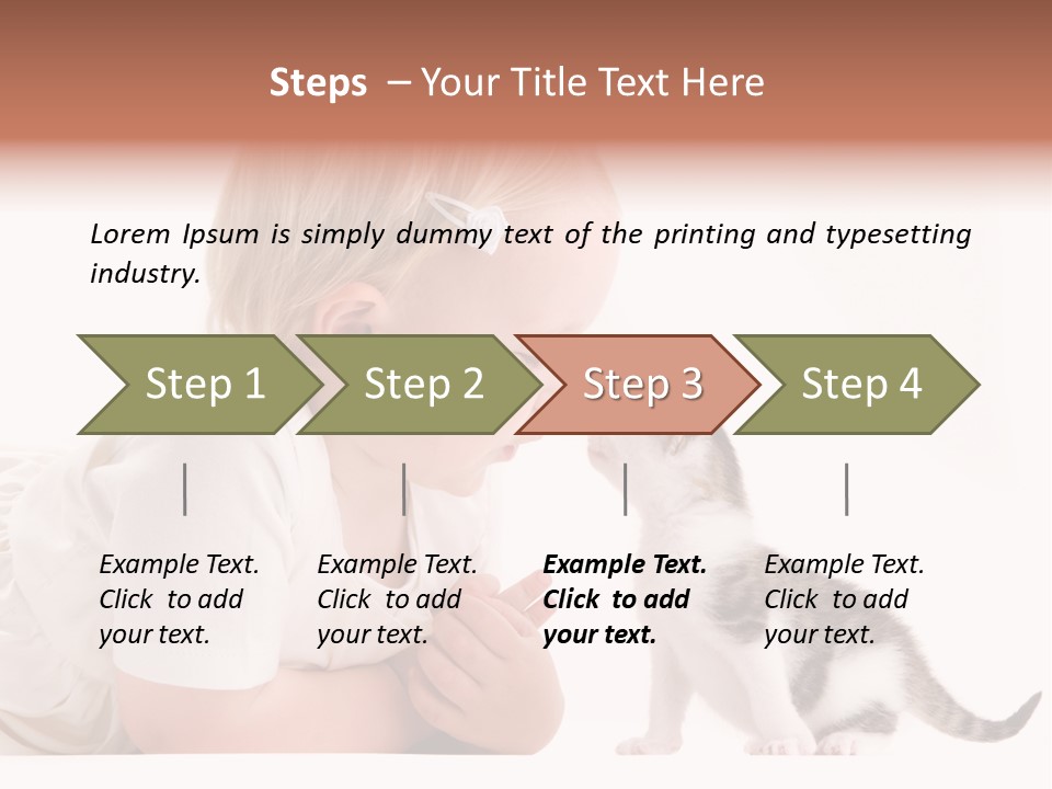Nature Young Cat PowerPoint Template