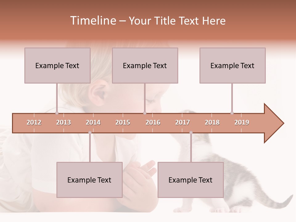 Nature Young Cat PowerPoint Template