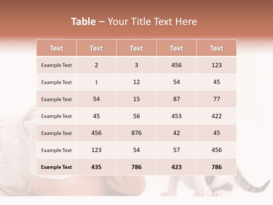 Nature Young Cat PowerPoint Template