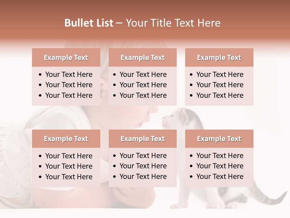 Nature Young Cat PowerPoint Template