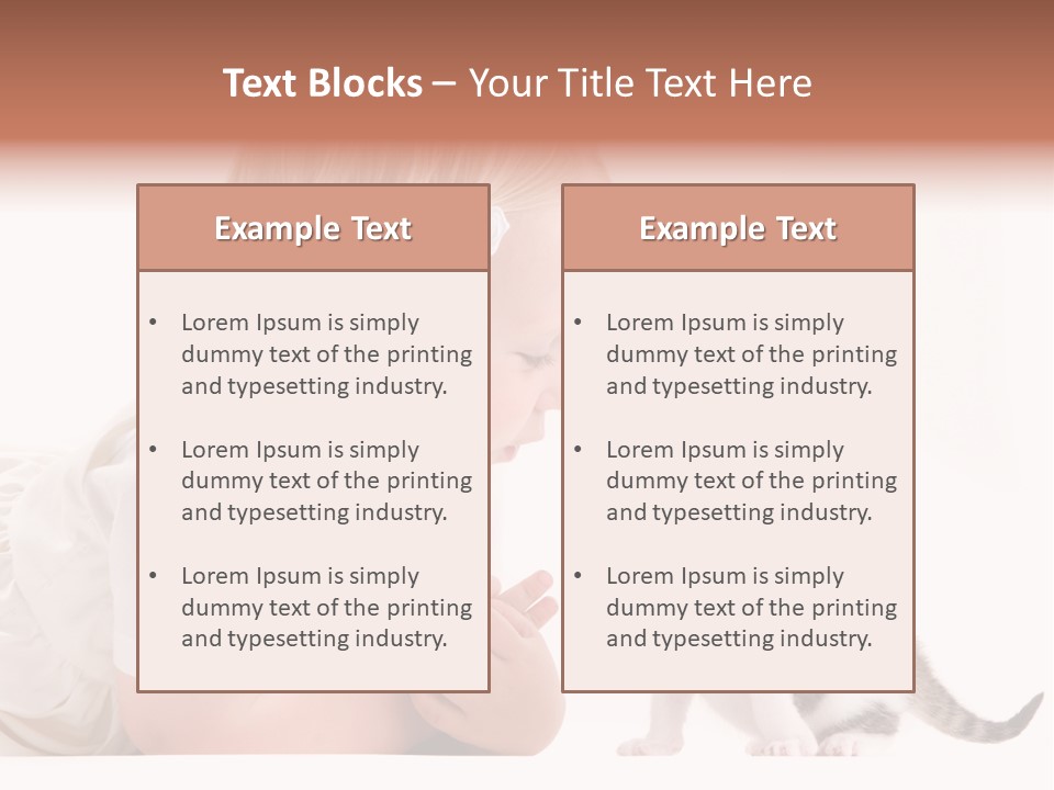 Nature Young Cat PowerPoint Template