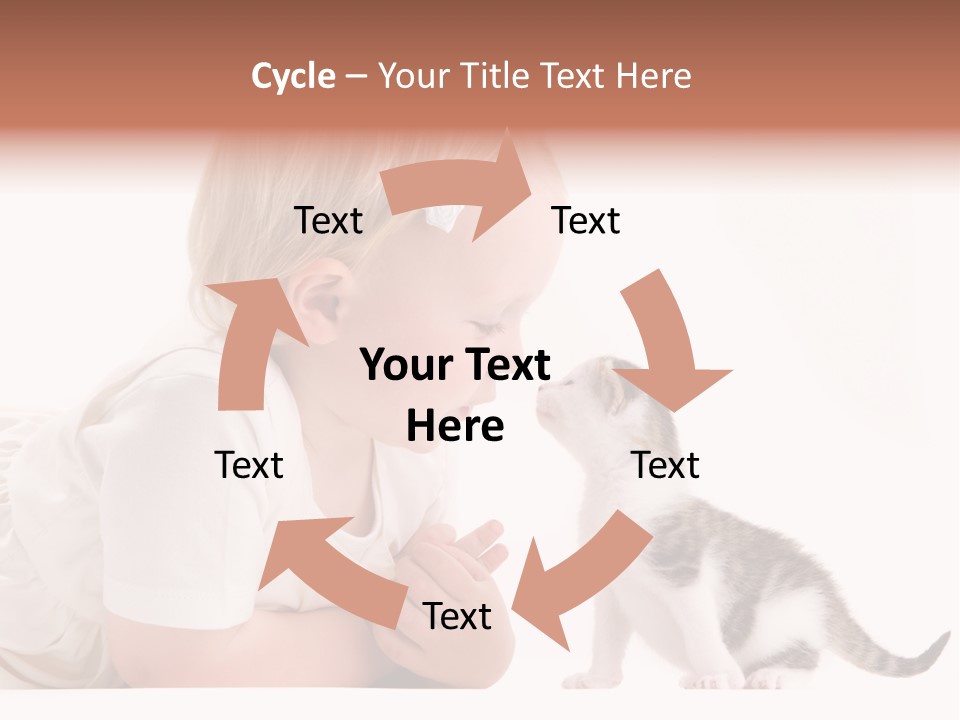 Nature Young Cat PowerPoint Template