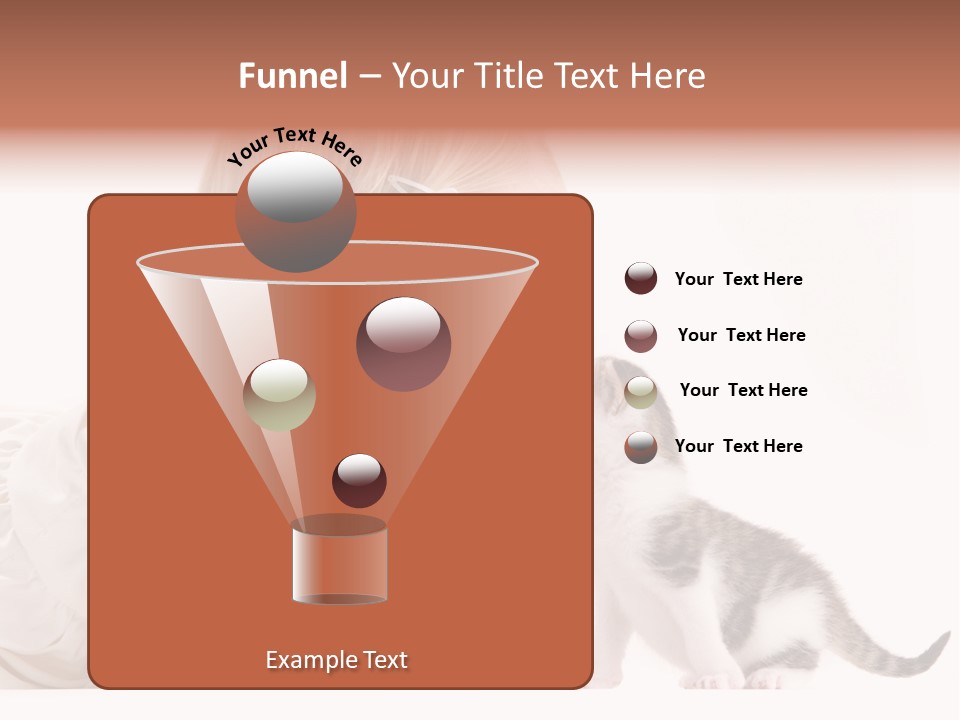 Nature Young Cat PowerPoint Template