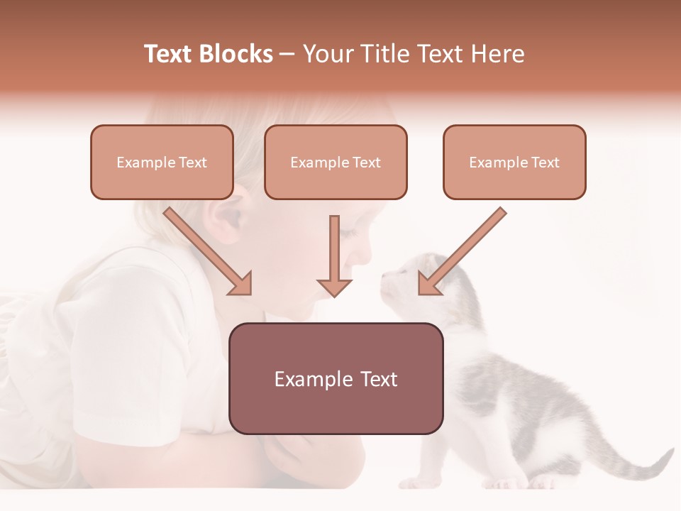 Nature Young Cat PowerPoint Template